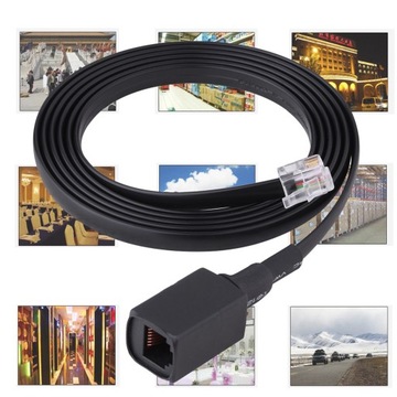 6-контактный съемный удлинительный кабель для ручного микрофона длиной 1,5 м для yaesu