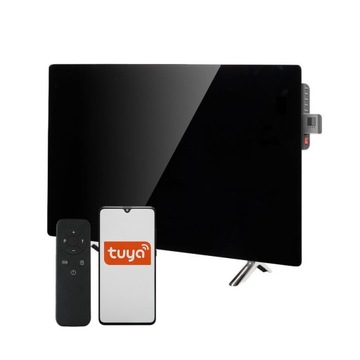 Panel grzewczy czarny szkło na podczerwień 600W