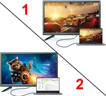 Кабель-переходник USB C на Displayport DP 4K 8K Thunderbolt 2M