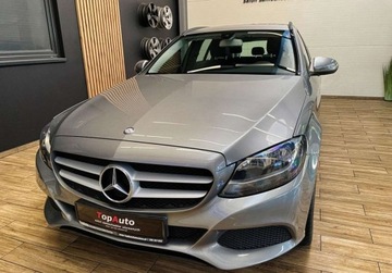 Mercedes Klasa C W205 Kombi 200 BlueTEC 136KM 2015 Mercedes-Benz Klasa C AUTOMAT gwarancja bezwypadkowy NAVI hak SKORA, zdjęcie 12