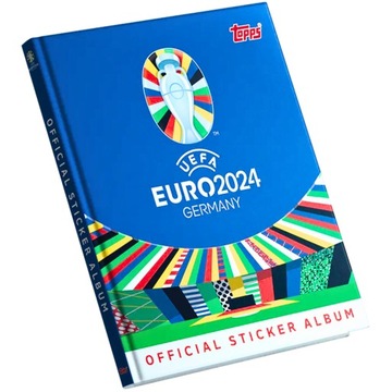 Album na Naklejki EURO 2024 Twarda Oprawa Bezpieczny Premium Topps UEFA