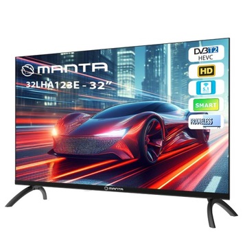 Manta 32-дюймовый Smart TV Android HD светодиодный декодер DVBT2 WIFI LAN USB