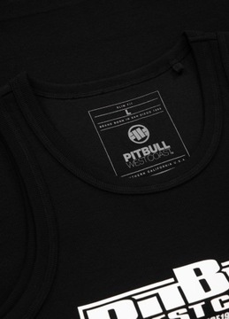 Męski Tank Top Koszulka Pitbull Rib Classic Boxing Bezrękawnik Podkoszulek