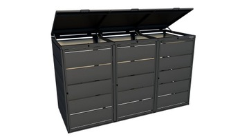 КОРПУС, МУСОРНЫЙ БАК 240Л x 3