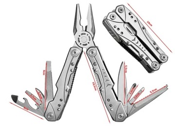 Мультитул SupremoX 23in1 Professional Multifunctional Tool S Нержавеющая сталь