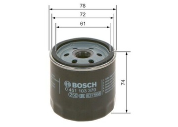 BOSCH FILTR OLEJE OPEL ASTRA