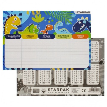 PLAN LEKCJI DINOSAURS DINOZAURY STARPAK WYPRZEDAŻ