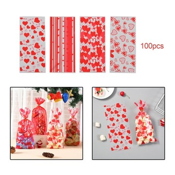 100 шт. закрывающиеся пакеты для лакомств «сделай сам», подарочные пакеты для