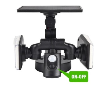 Галогенная лампа SOLAR 108LED Сумеречный датчик движения.