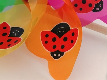 Точечная ветряная мельница, деревянный вал, длина 55 см.