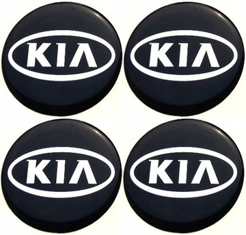 KIA 55mm NAKLEJKI NA FELGI DEKIELKI KOLPAKI