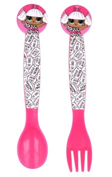 Sztućce plastikowe L.O.L. SURPRISE łyżka widelec