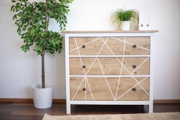 Самоклеящаяся шпон дубовый ПВХ для мебельных дверей 135см