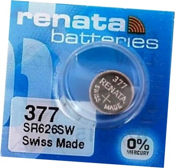 Bateria srebrowa mini Renata 377 /376 / SR 626 SW