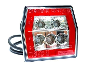 Lampa tylna zespolona LED 3 funkcyjna NEON Przyczepa Traktor Przyczepka