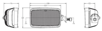 Lampa rob. LED do New Holland 40, 60, TM, TS, Ford 10, 30, TW