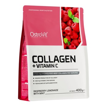OstroVit Kolagen + Witamina C 400 g ŚCIĘGNA SKÓRA