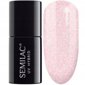 SEMILAC Lakier hybrydowy 164 Pink Crystals - 7 ml