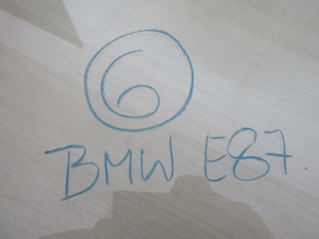 BMW 1 E87 SKLO (OKNO) DVEŘE PRAVÝ ZADNÍ 51357067794