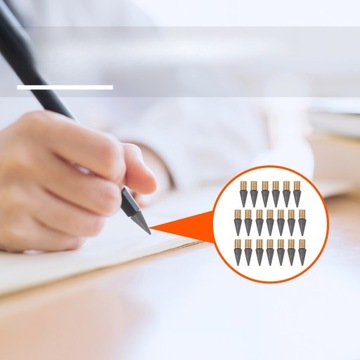 ВСТАВКИ ДЛЯ КОНЦОВ КАРАНДАШЕЙ БЕЗ ЧЕРНИЛ 19 ШТ.