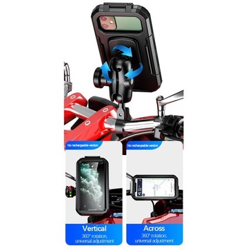 Rowerowy uchwyt na telefon Obrót o 360° Motocykl