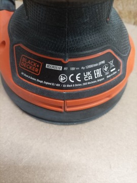 F36 BLACK DECKER BDCROS18 Эксцентриковая шлифовальная машина 18 В