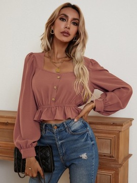 SHEIN TOP Z FALBANKĄ L 801