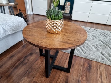 СТОЛ С КРУГЛОЙ СТОЛЕШНИЦЕЙ СТАРЫЙ МАССИВ ДУБА СТОЛ диаметром 120