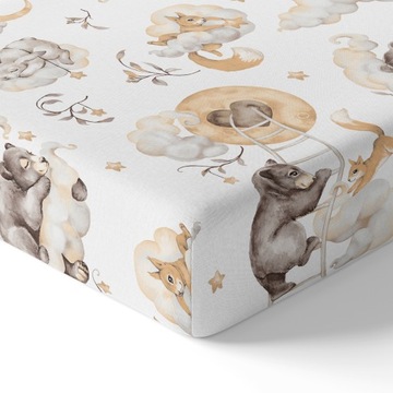 PRZEŚCIERADŁO DO ŁÓŻECZKA 160x80 Z GUMKĄ GRUBA BAWEŁNA 100% PRODUKT POLSKI