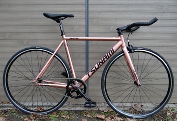 Rower TSUNAMI Custom Pink ostre koło tor fix 7,5kg