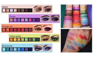 ПАЛИТРА ДЛЯ МАКИЯЖА 40 ЦВЕТОВ ТЕНЕЙ ДЛЯ ВЕК
