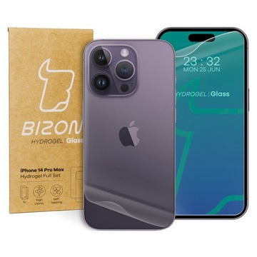 Folia na tył i przód Bizon dla iPhone 14 Pro Max
