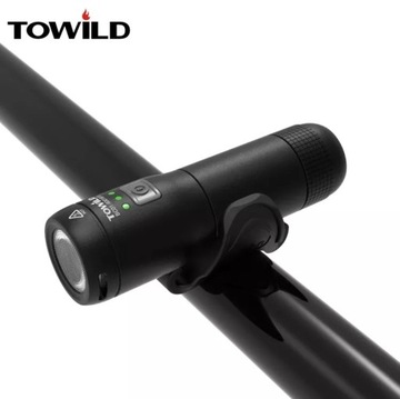 Lampka latarka rowerowa Towild BC02 700 lm powerbank wielofunkcyjna ALU
