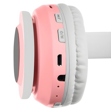 БЕСПРОВОДНЫЕ НАУШНИКИ ДЕТСКИЕ КОШАЧЬИ УШИ RGB