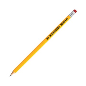 Ołówek DONAU HB z gumką