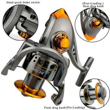 Катушка для морской рыбалки Grey Style Series 6000 DCYO g