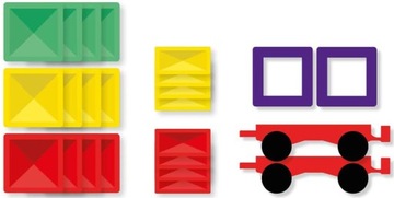 МАГНИТНЫЕ БЛОКИ CONNETIX RAINBOW MOTION PACK, 24 ЦВЕТНЫХ ЭЛЕМЕНТА