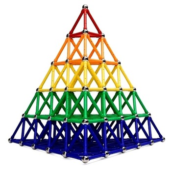 УЧЕБНЫЕ МАГНИТНЫЕ КОНСТРУКЦИИ БЛОКИ MAGNETIC 138 3D элементы