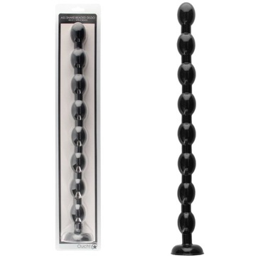 Długie dildo analne - koraliki, PVC Shots
