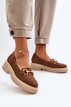 ZAZOO 3429 МОКАСИНЫ ЖЕНСКИЕ ЗАМШЕВЫЕ С ДЕКОРАЦИЕЙ, БЕЖЕВЫЙ 41