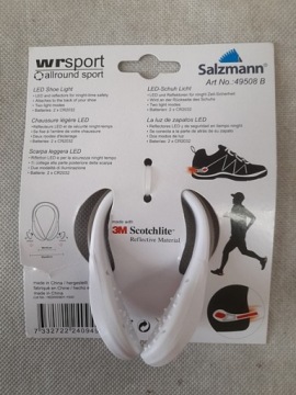 СВЕТОДИОДНЫЙ СВЕТИЛЬНИК ДЛЯ ОБУВИ SALZMAN 3M SCOTCHLITE BLUE LED