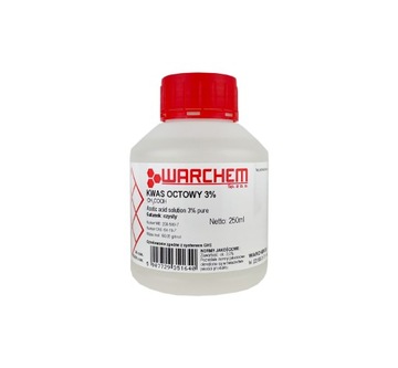 KWAS OCTOWY 3% - czysty - 250ml