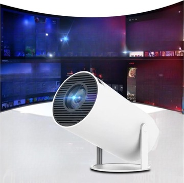 PROJEKTOR RZUTNIK ANDROID TV WIFI MINI 4K PRZENOŚNY SMART OBROTOWY Unicview