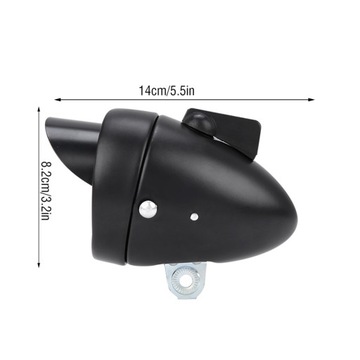 СВЕТОДИОДНАЯ ВЕЛОСИПЕДНАЯ ФАРА - РЕТРО СПЕРЕДИ