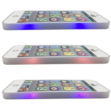 Pretend Phones Baby Kid Развивающая игрушка для мобильного телефона «Играй и учись», белый