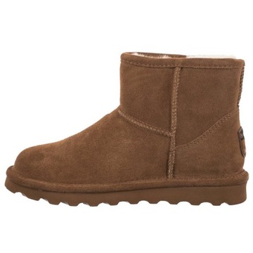 Buty Zamszowe Śniegowce Damskie Bearpaw Alyssa Hickory 2130W Brązowe