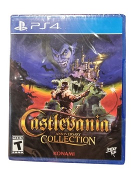 CASTLEVANIA ANNIVERSARY COLLECTION PS4 PS5 LIMITED RUN NOWA W FOLII