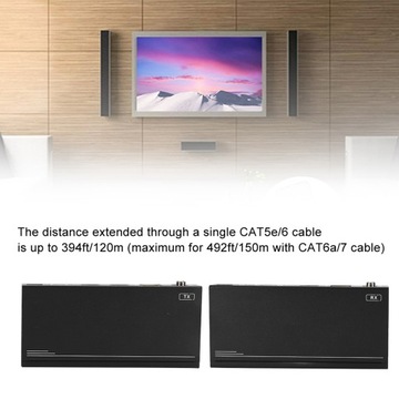 18g 150m hdmi extender transmitter receiver with bidirectional ir (100240v)