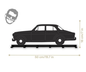 Вешалка Volvo Amazon — ретро-стиль для дома и гаража, отличный подарок фанату