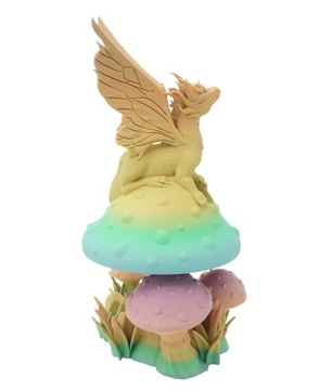 Дракон на поганке - башня из кубиков - FatesEnd Fey Dragon Dice Tower Pastel